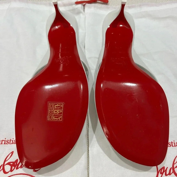 Christian Louboutin Raratonga 55 leather sandal. - Picture 3 of 9